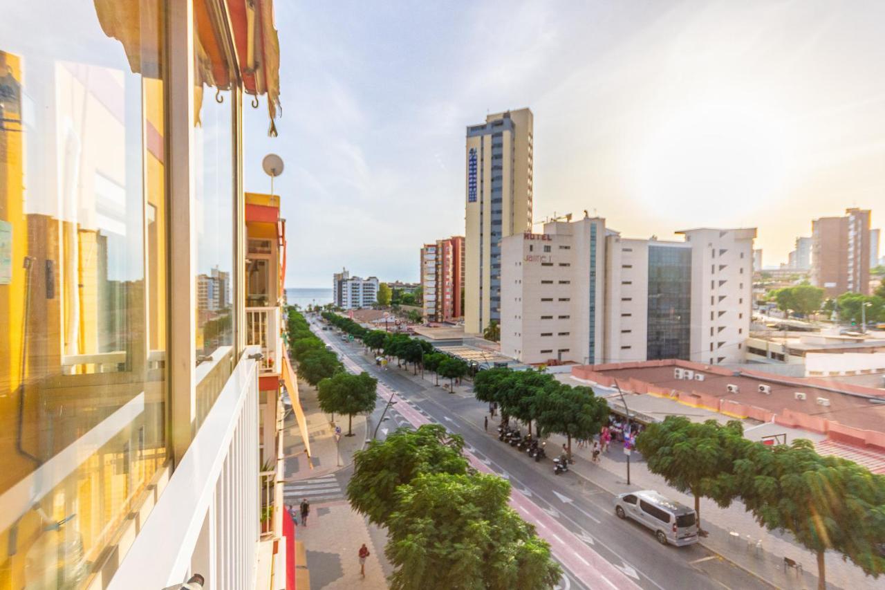 2Br Flat - Aircon - 5 Min Walk To Benidorm Beach Apartment Luaran gambar